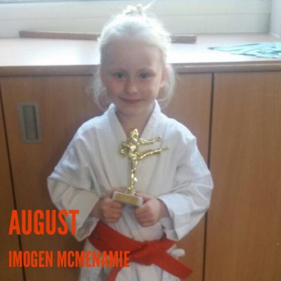 Student of the month for August at Consett